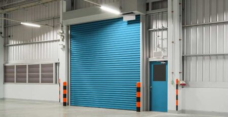 motorised roller shutter doors