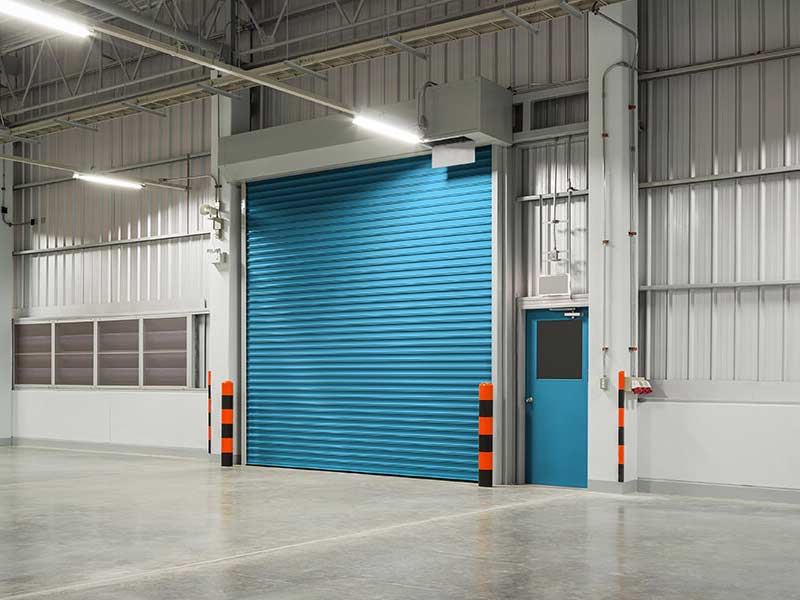 motorised roller shutter doors