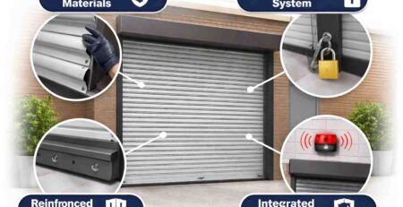 commercial roller shutter security features
