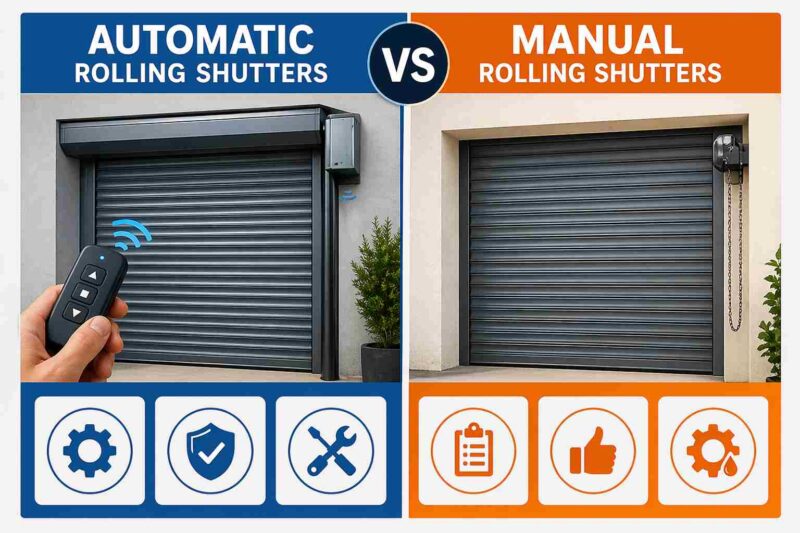 Automatic vs Manual Rolling Shutters