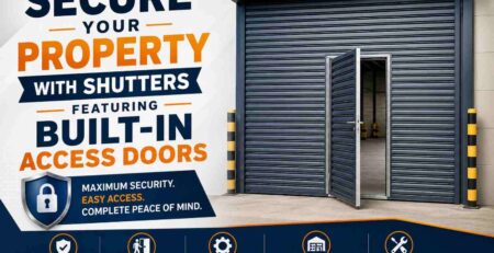 Secure Your Property with Shutters Featuring Built-In Access Doors - Vijay Shutter Enterprises