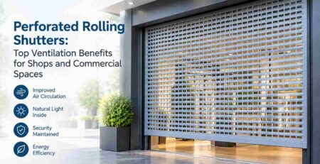 Perforated rolling shutters ventilation benefits